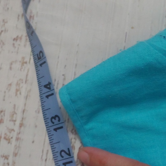 SAG HARBOR LINEN BLEND MIDI SKIRT - Picture 5 of 7